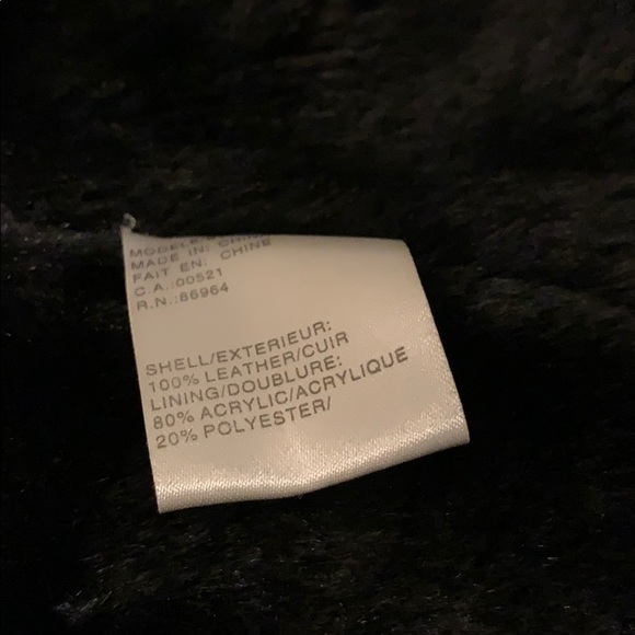 Suede vest with faux fur black - Picture 8 of 8